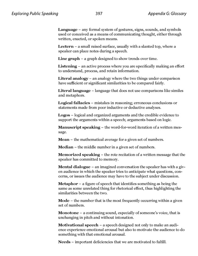 Exploring Public Speaking - Page 397